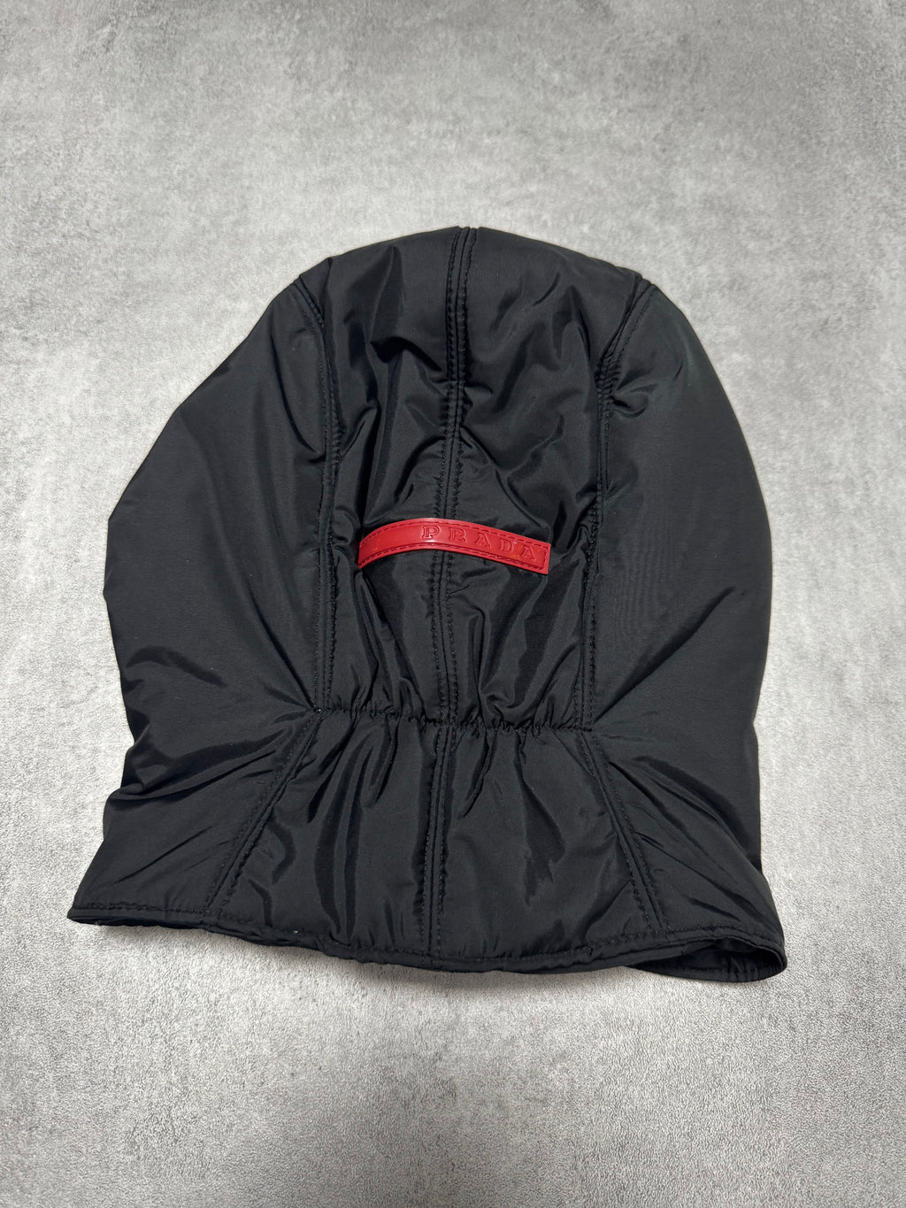 2000s Prada Black Nylon Balaclava