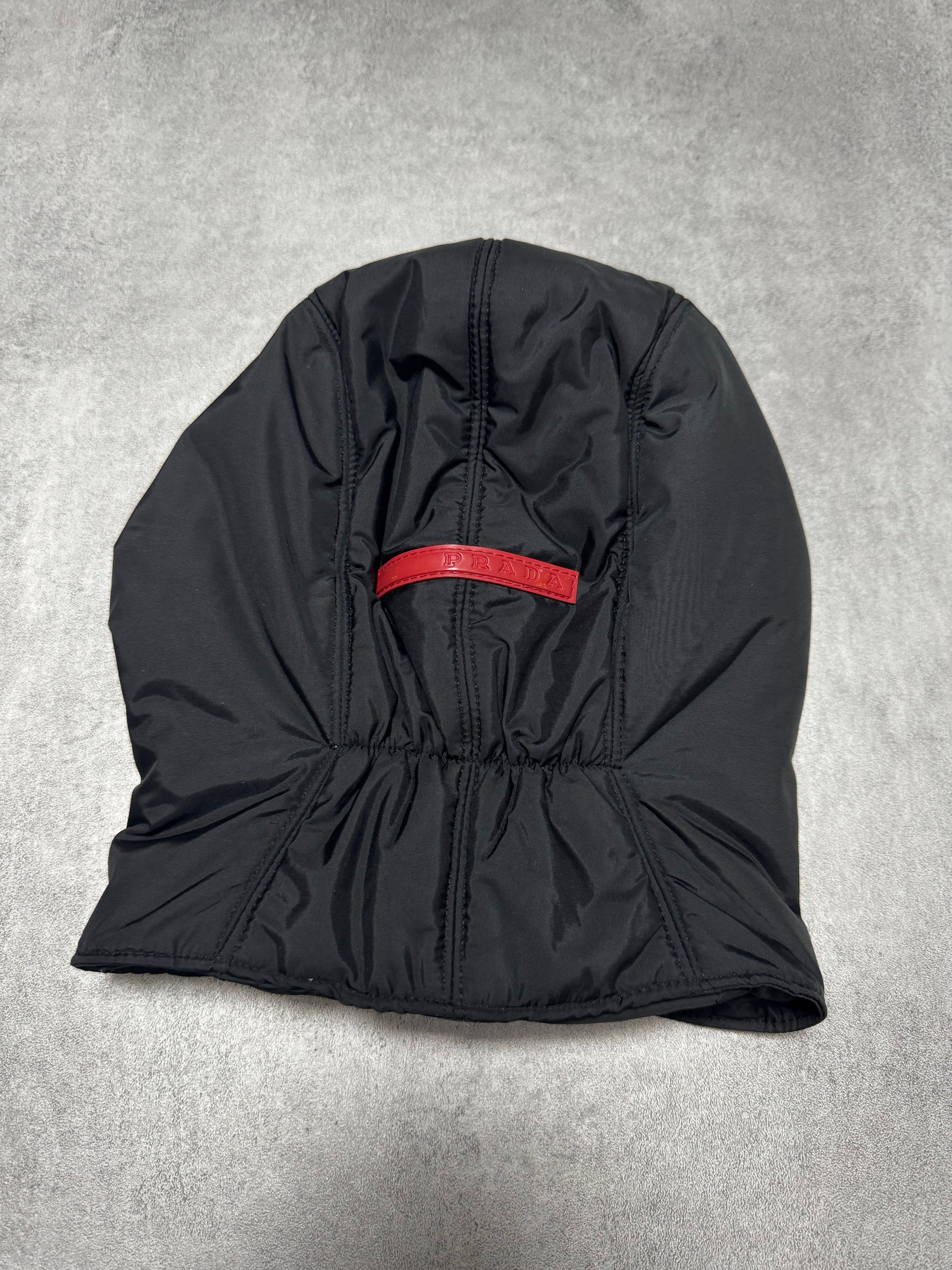 2000s Prada Black Nylon Balaclava