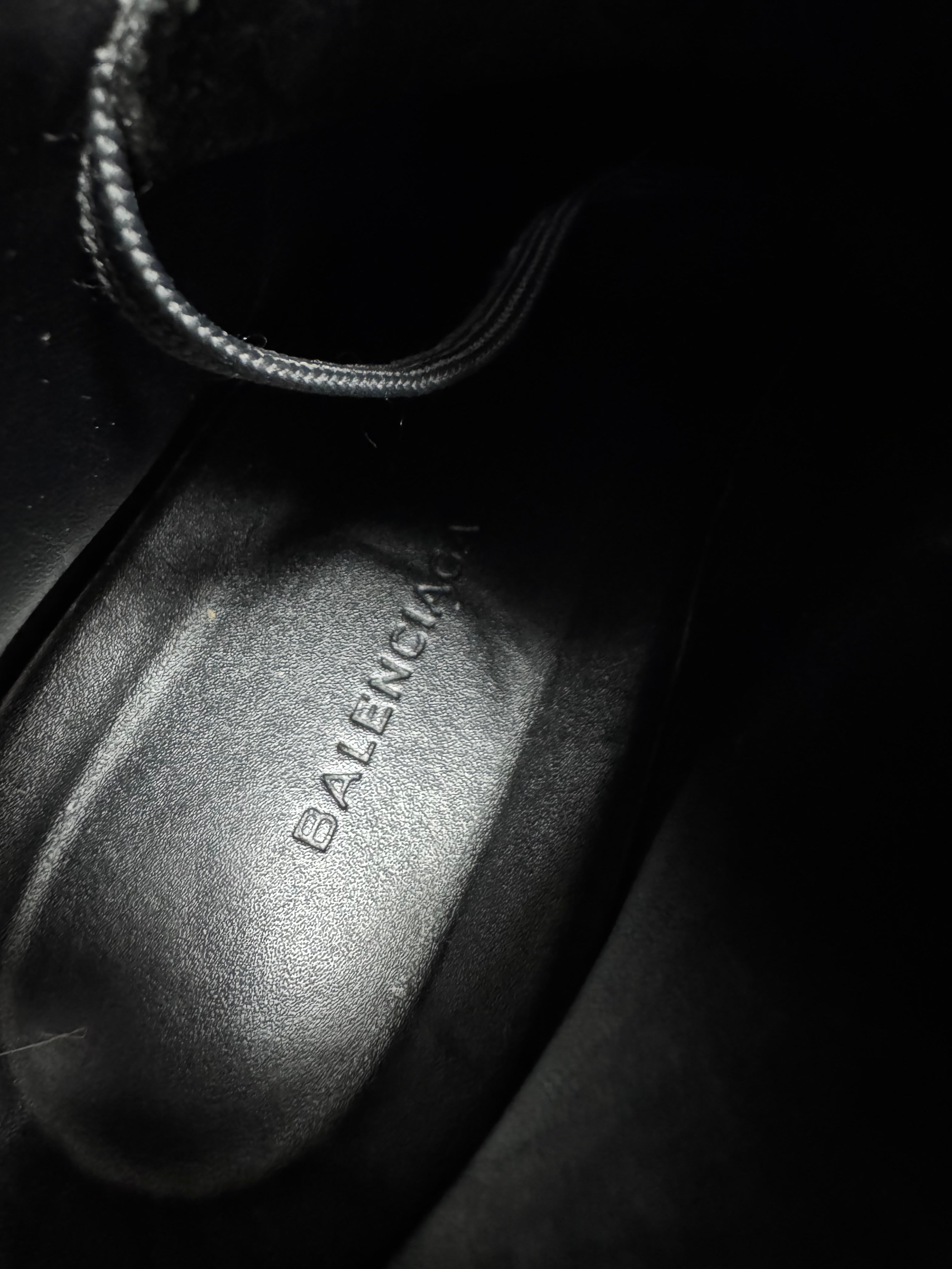 Balenciaga Arena High Dark Grey Suede Leather Sneakers