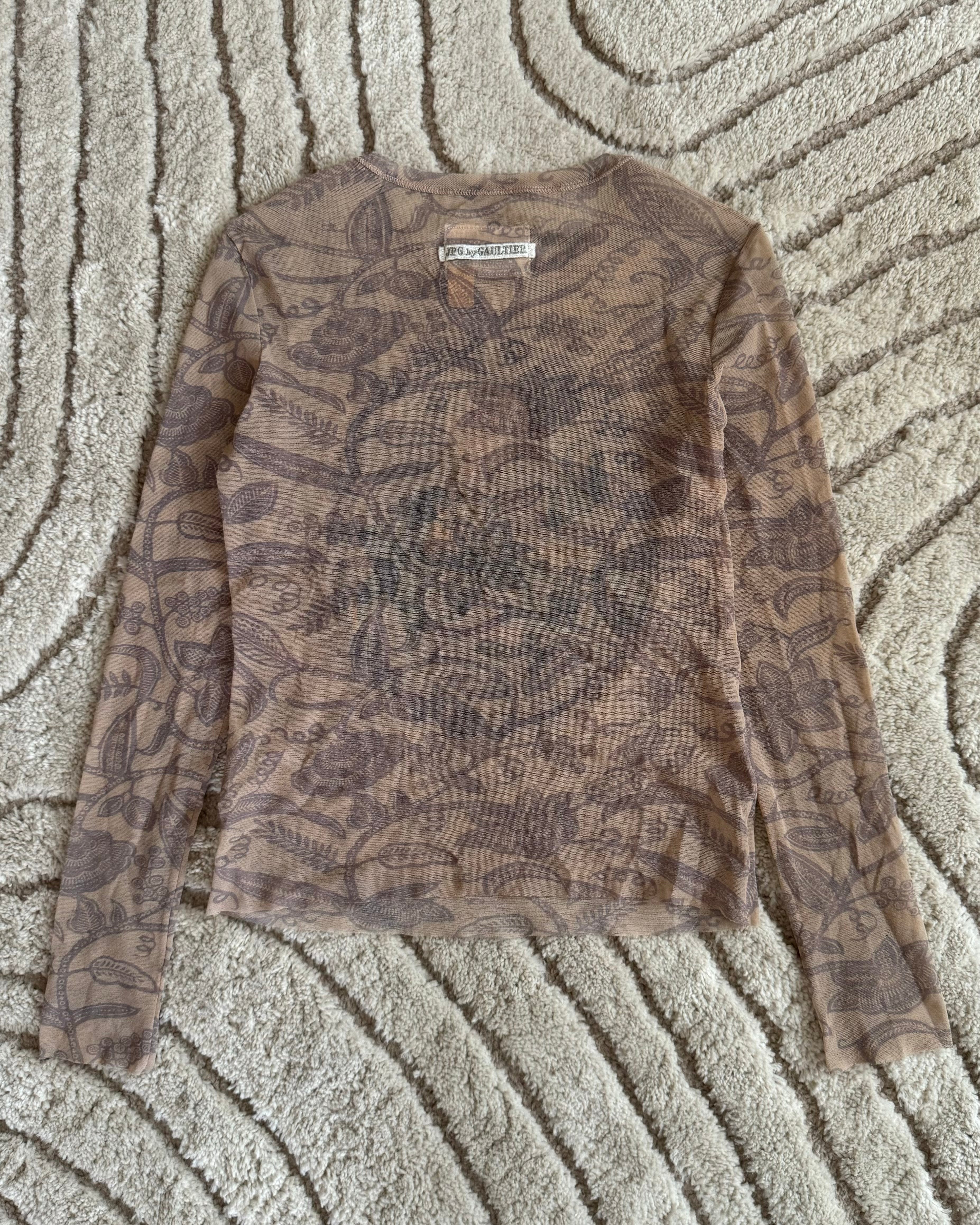 Jean Paul Gaultier JPG JEAN’S Collection 0009 La Mujer Mesh Top (S)