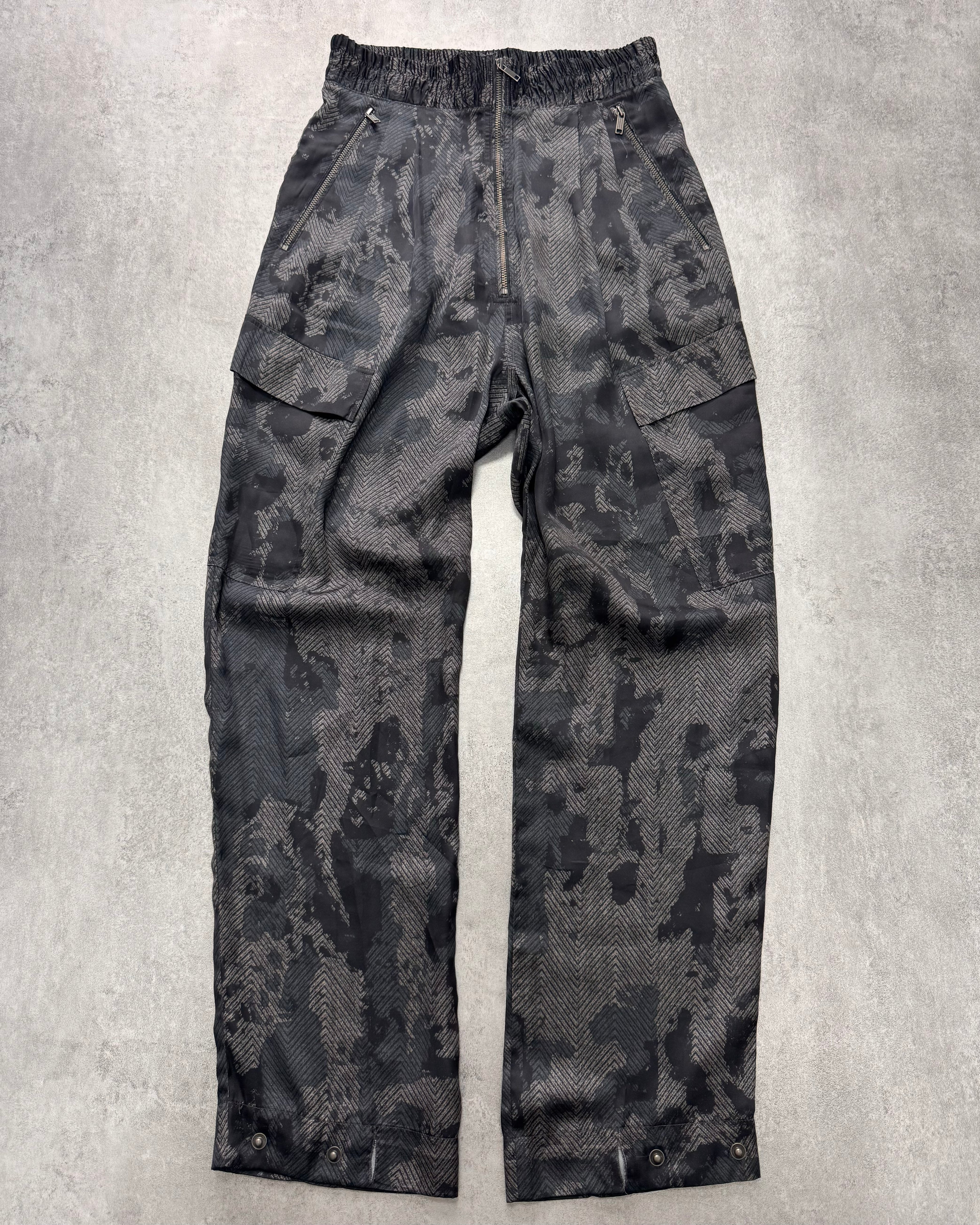 2000s Diesel Dark Grey Camo Pants