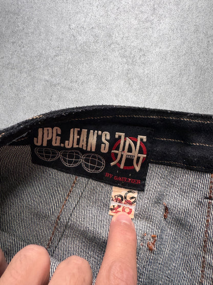 2000s Jean Paul Gaultier Double Layer Denim Jeans (XS)