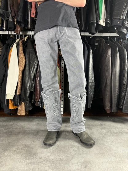 Y/Project Grey Mini Cowboy Jeans (S)