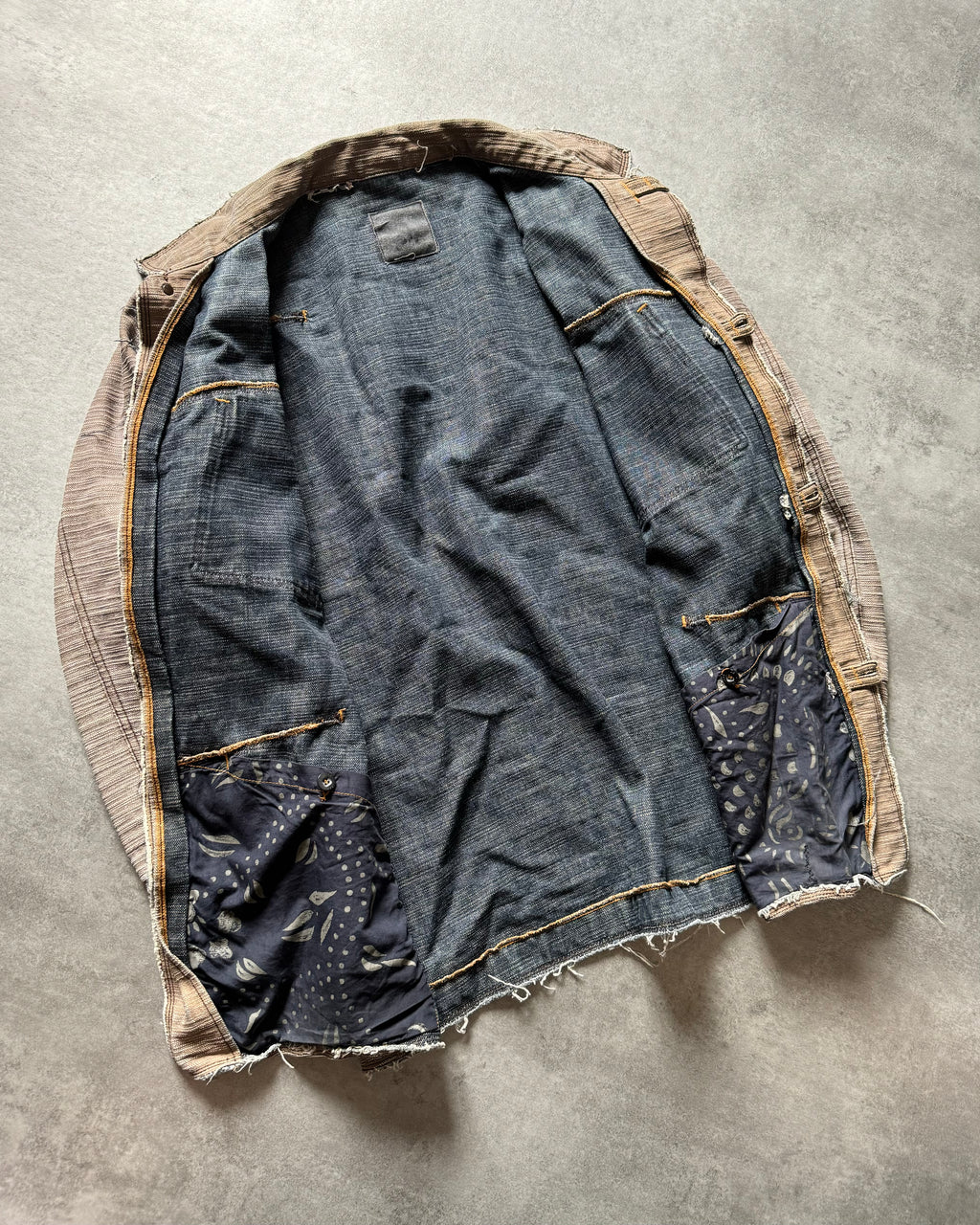 2000s Marithé + François Girbaud Archival Distressed Long Denim Jacket (L) - 6