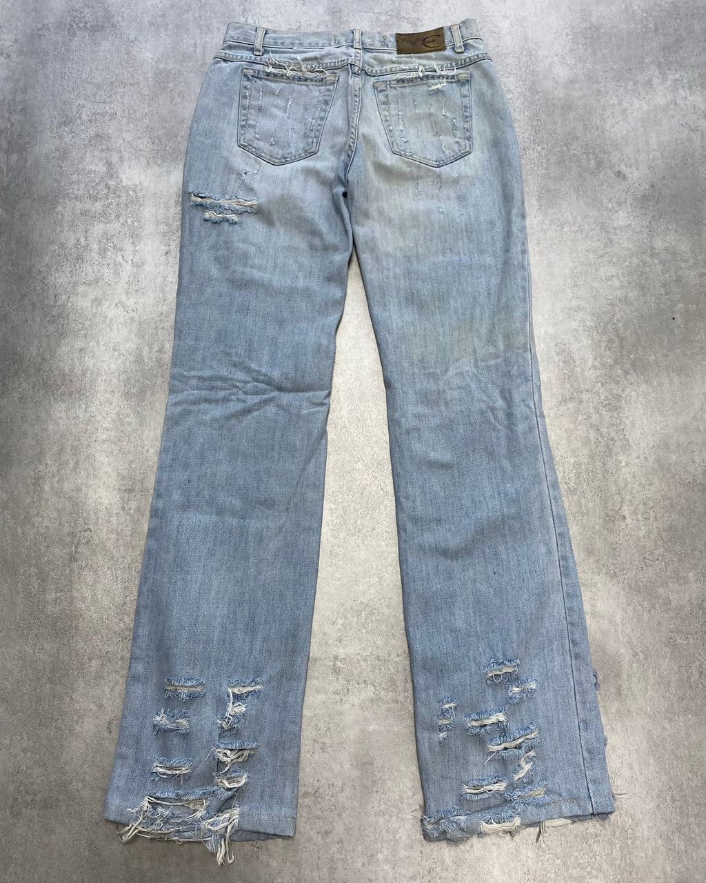 ジャスト カヴァリ クリスタル装飾デニム ジーンズ (XS)