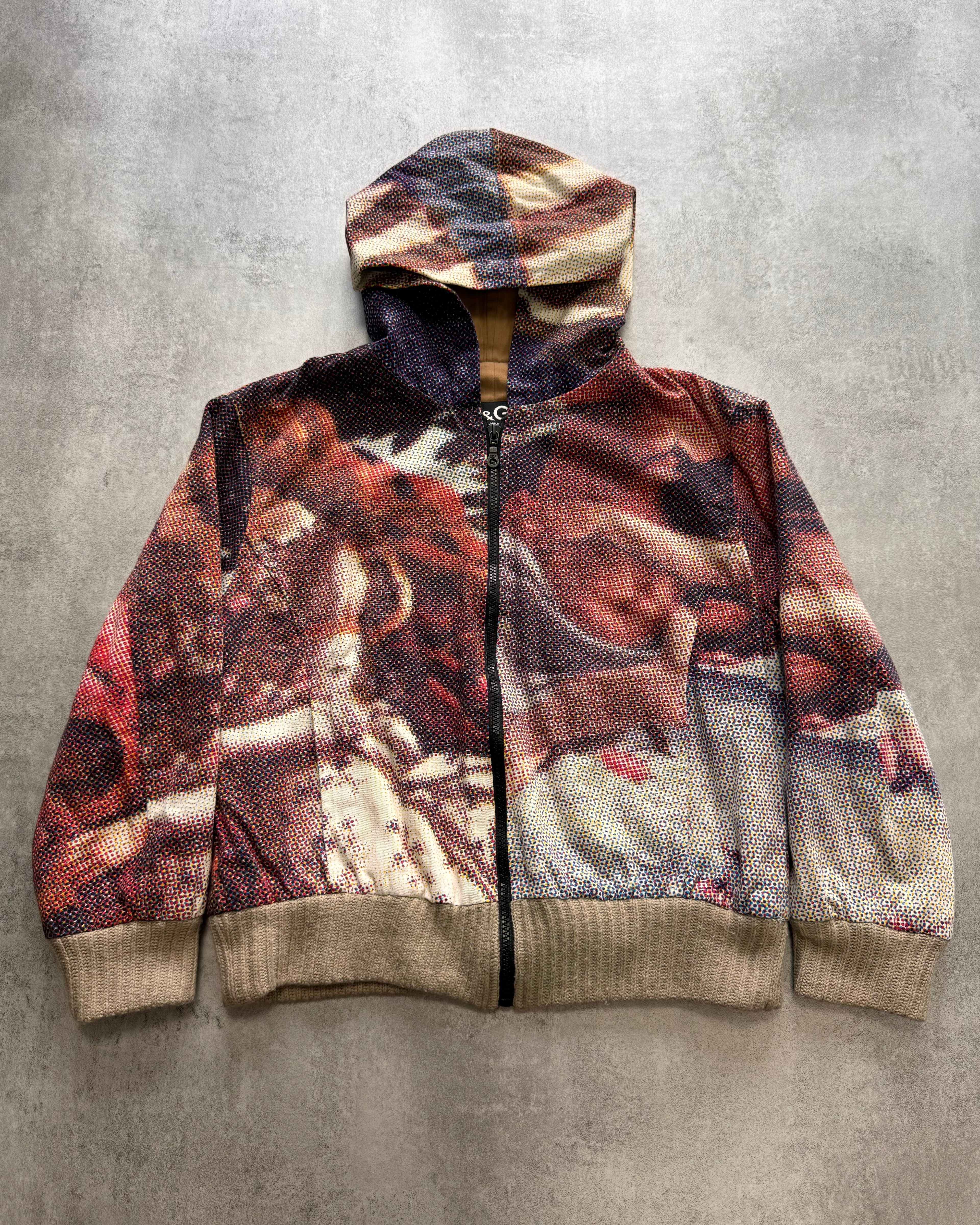 1990s Dolce & Gabbana Venus Zipped Hoodie