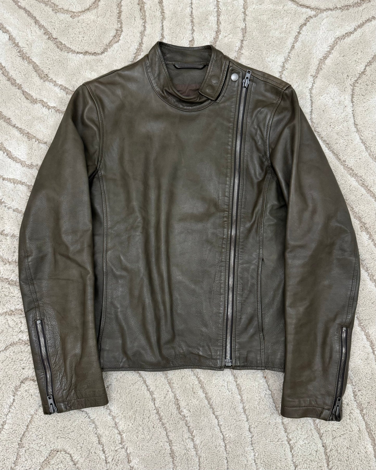 SS2010 Maison Margiela Uruguay Biker Leather Jacket (S/M)