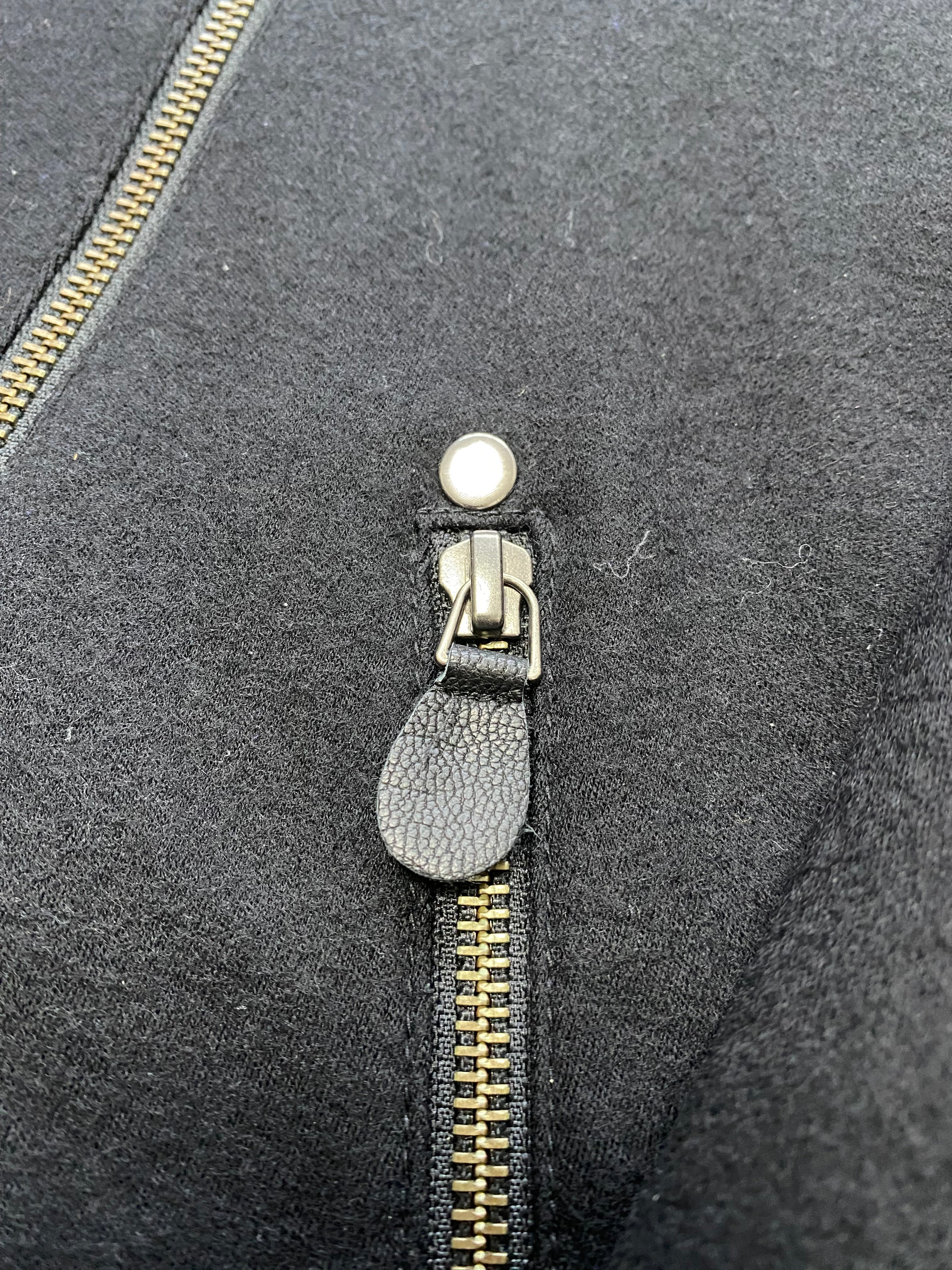 2000年代 エンポリオ アルマーニ ダブルジップ ブラック スパイ ジャ​​ケット (M)