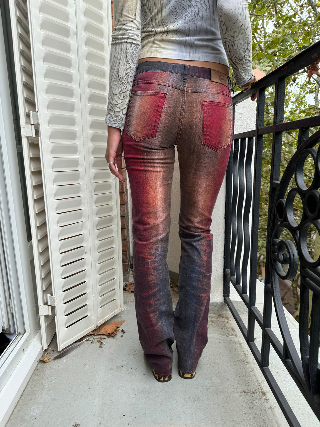 SS2004 Cavalli Glamour Sunset Devil Pants