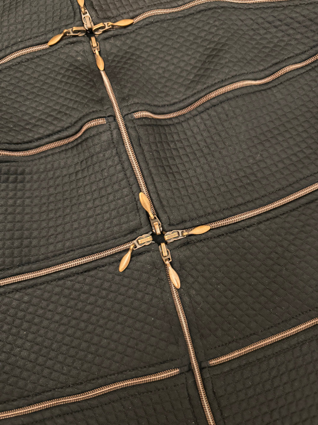 アンフォンテーヌ マルチジップスライスロングコート(XS)