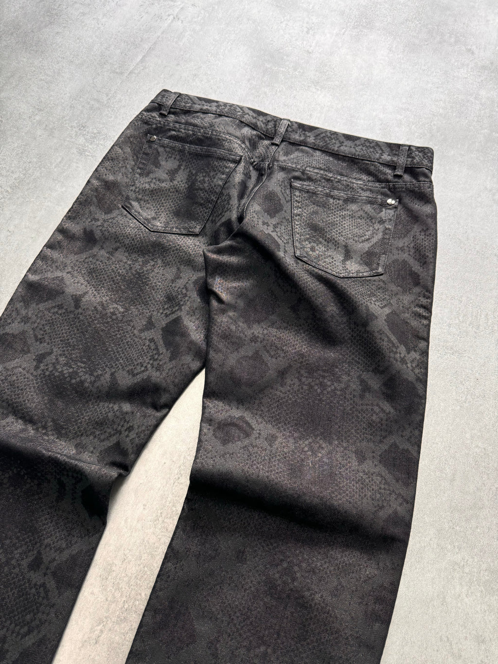 AW2007 Roberto Cavalli Obscure Python Pants