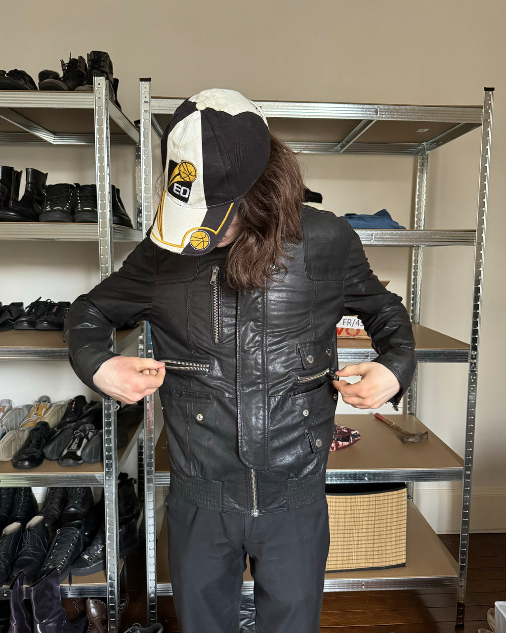 AW2008 Dolce & Gabbana Premium Utility Leather Jacket