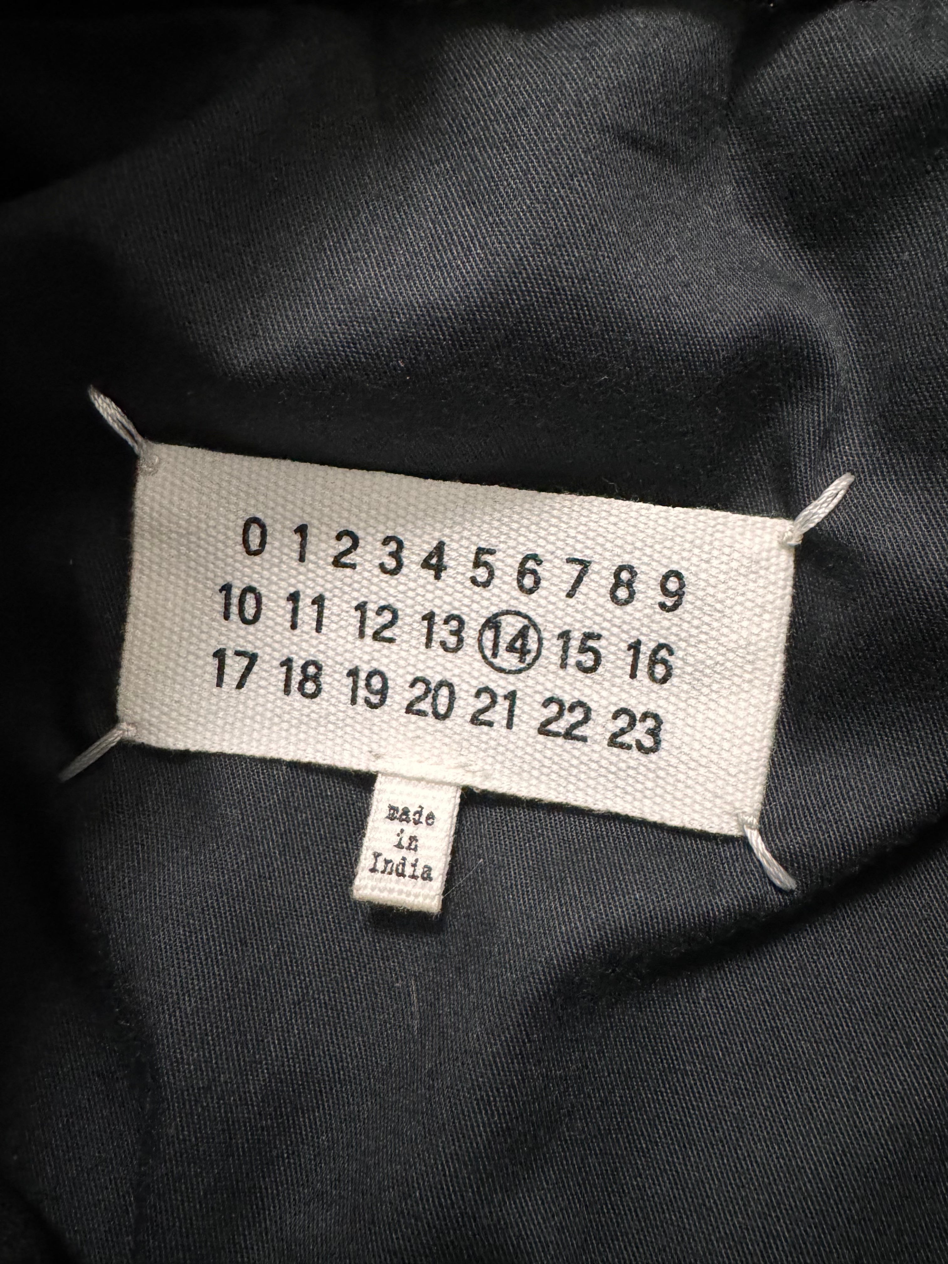 Maison Margiela 5-Zip Grain Leather Biker Jacket (M)