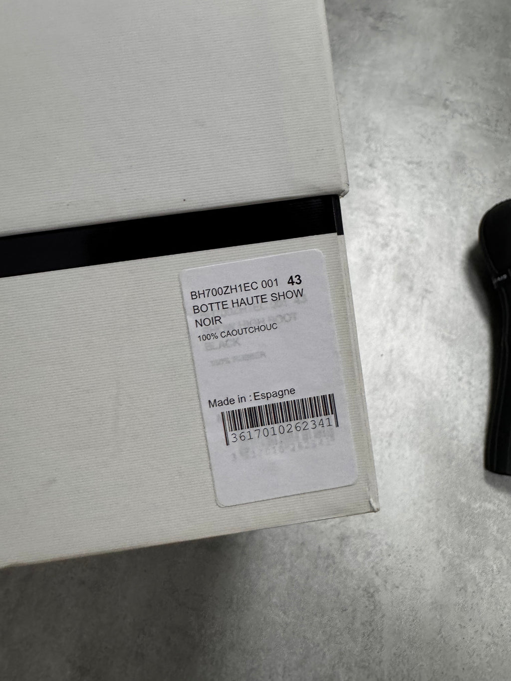 SS2023 Givenchy Show Rubber Rain High Boots