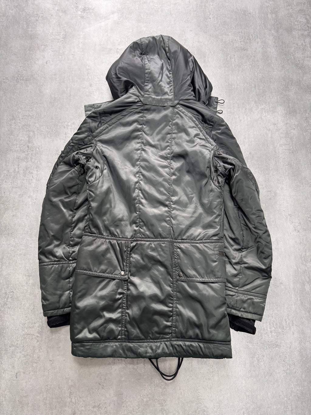 2000s Prada Ultimate Utility Ski Silver Jacket