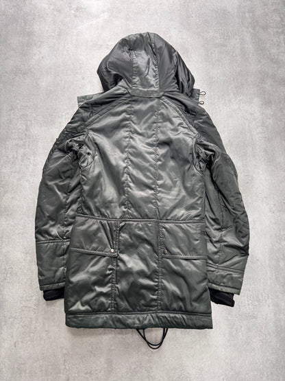 2000s Prada Ultimate Utility Ski Silver Jacket (XS)