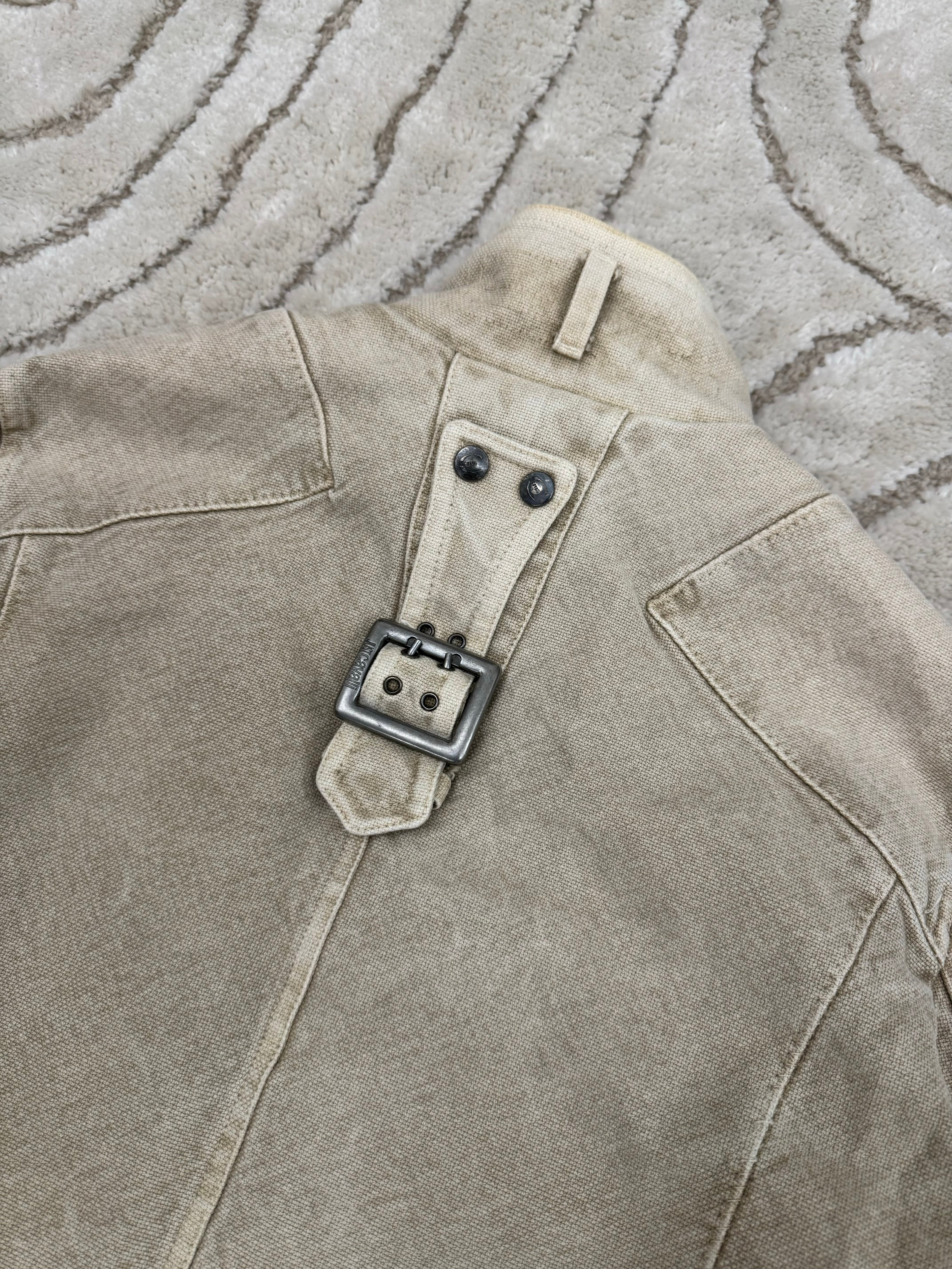 AW04 Cavalli Astro Biker Denim Jacket (S/M)