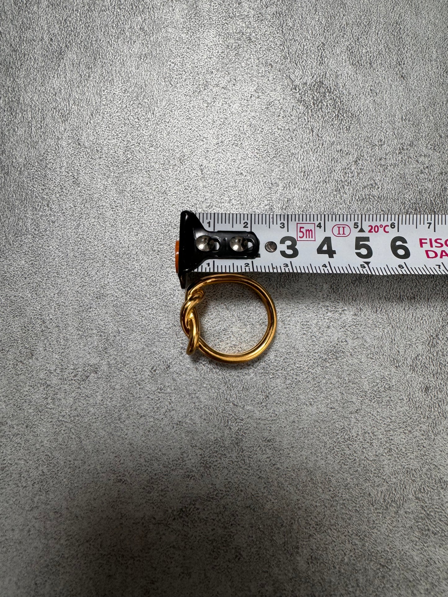 1990s Hermès Golden Scarf Ring (OS)