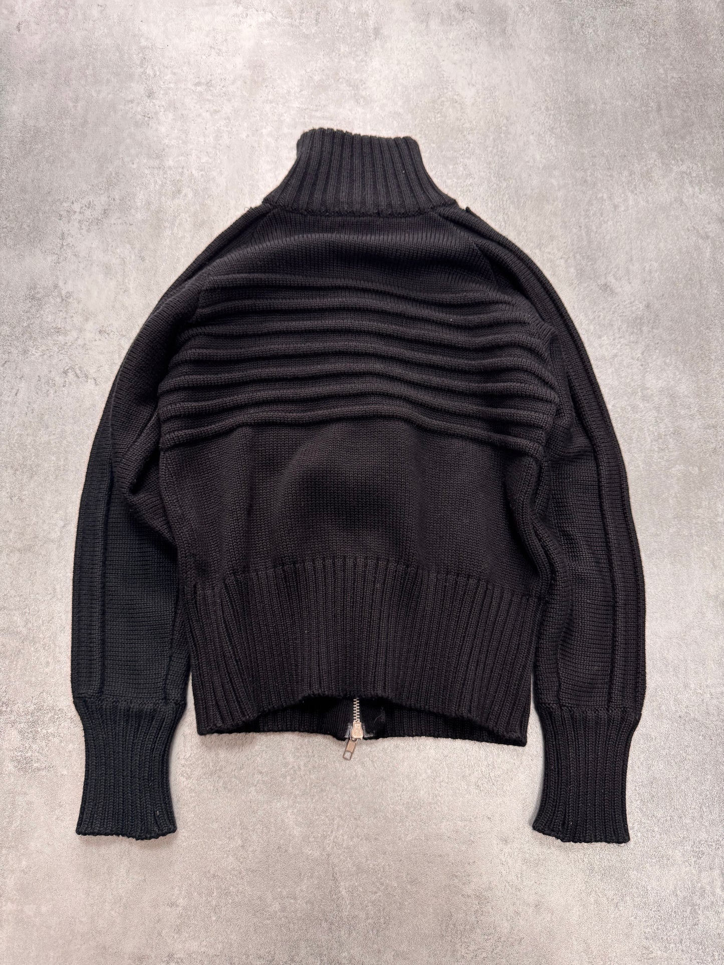 Daniele Alessandrini Bondage Army Wool Zip-Up (XS)