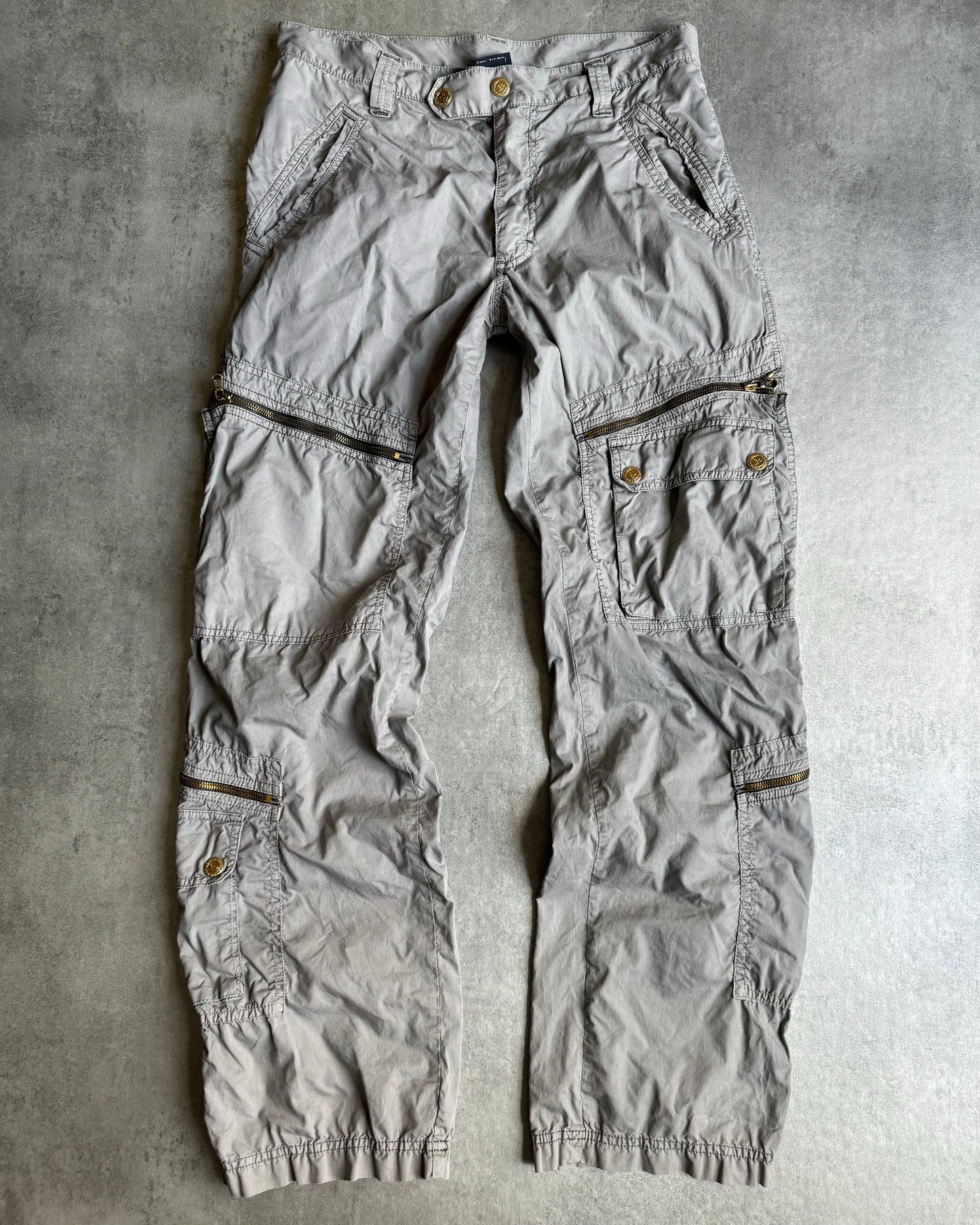 AW2005 Dolce & Gabbana Army Utility Zips Cargo Pants (S) - 1