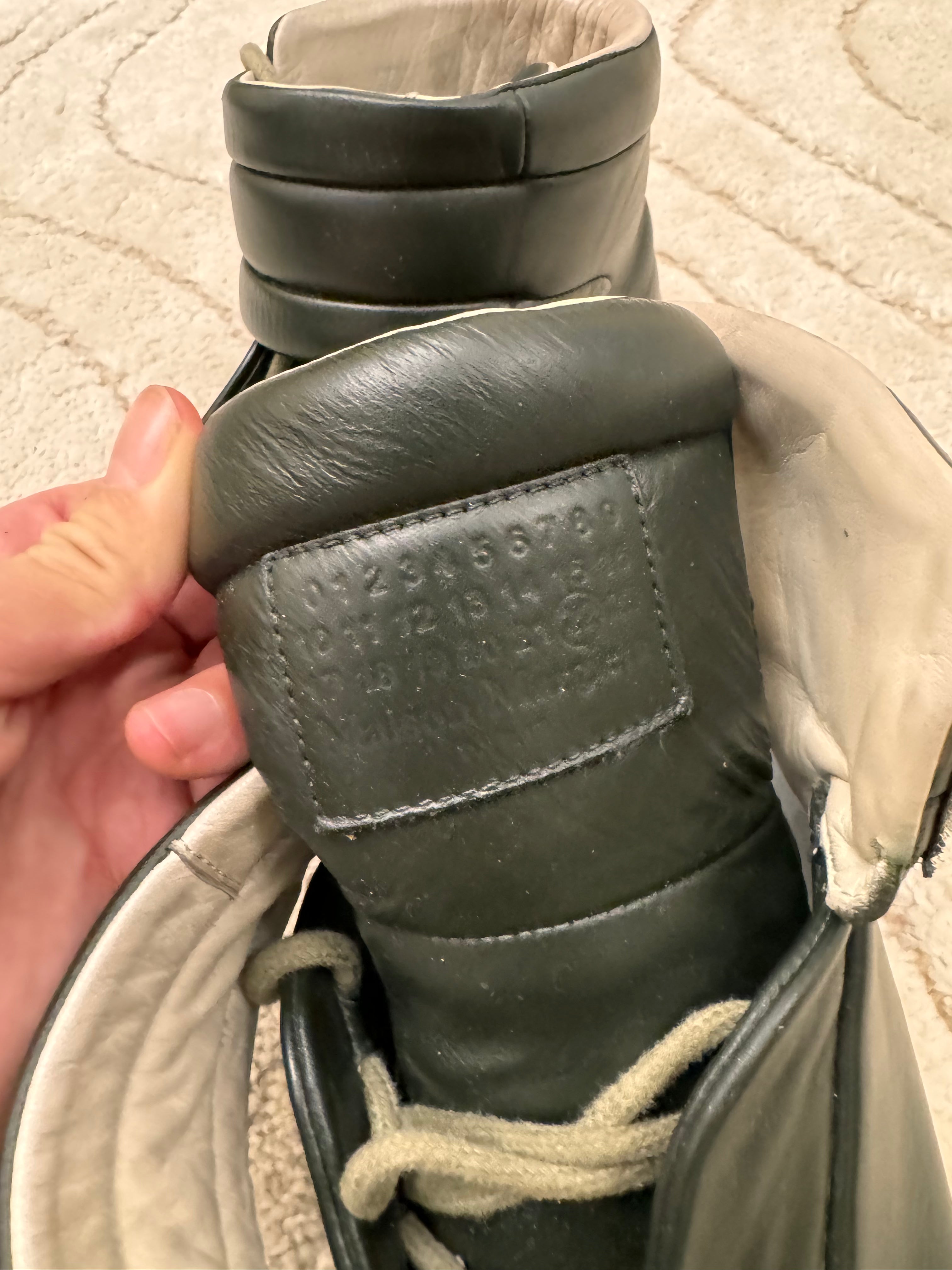 Maison Margiela 22 Future Leather High Sneakers (40eu/7us)