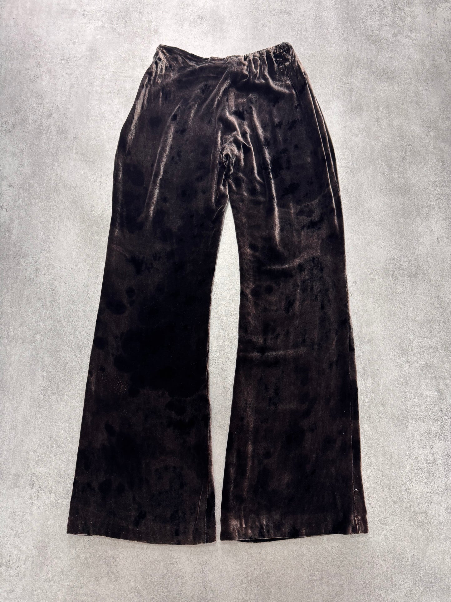 2000s Roberto Cavalli Velvet Class Brown Pants (XS/S)