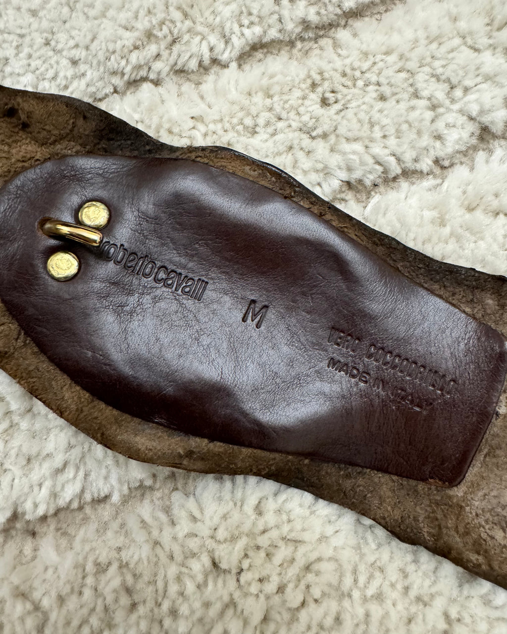 SS2005 Roberto Cavalli Crocodile Leather Belt