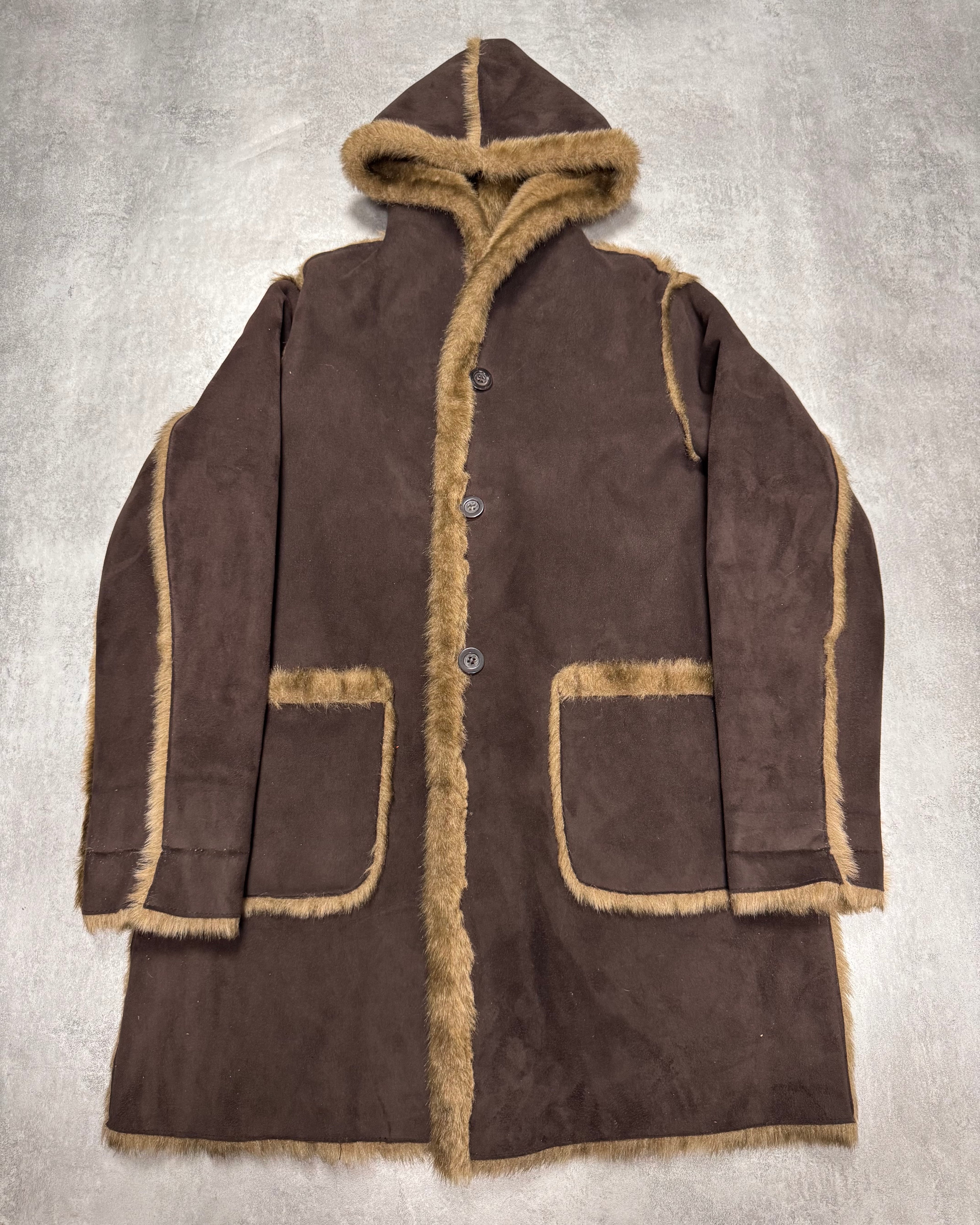 1990s Balmain Faux Fur Reversible Jacket