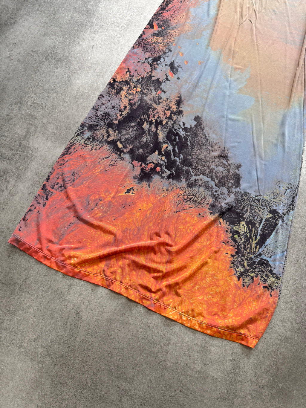 SS1998 Cavalli Renaissance Ocean Coral Dress