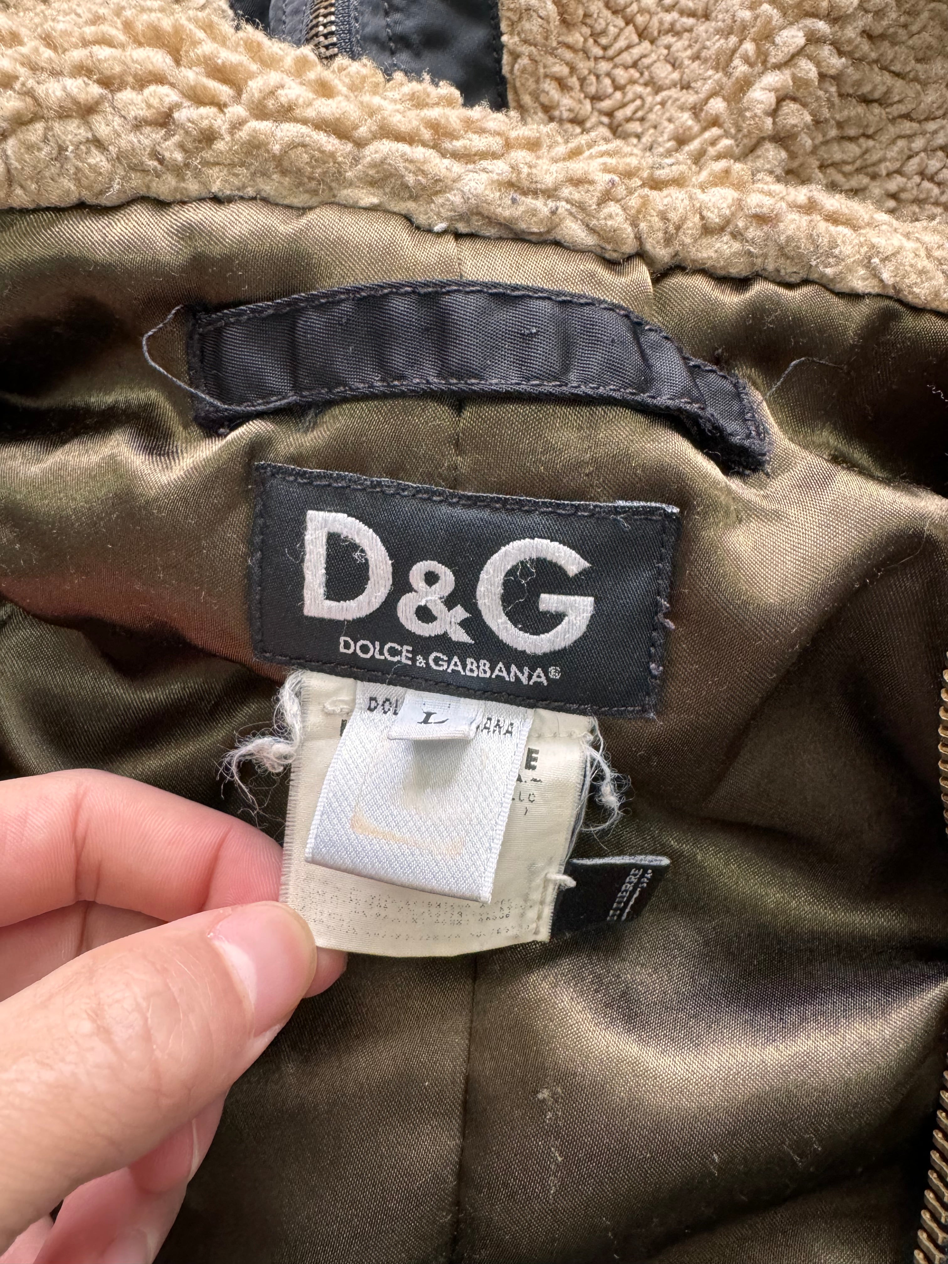 FW2003 Dolce & Gabbana Army Bomber Jacket (M/L)