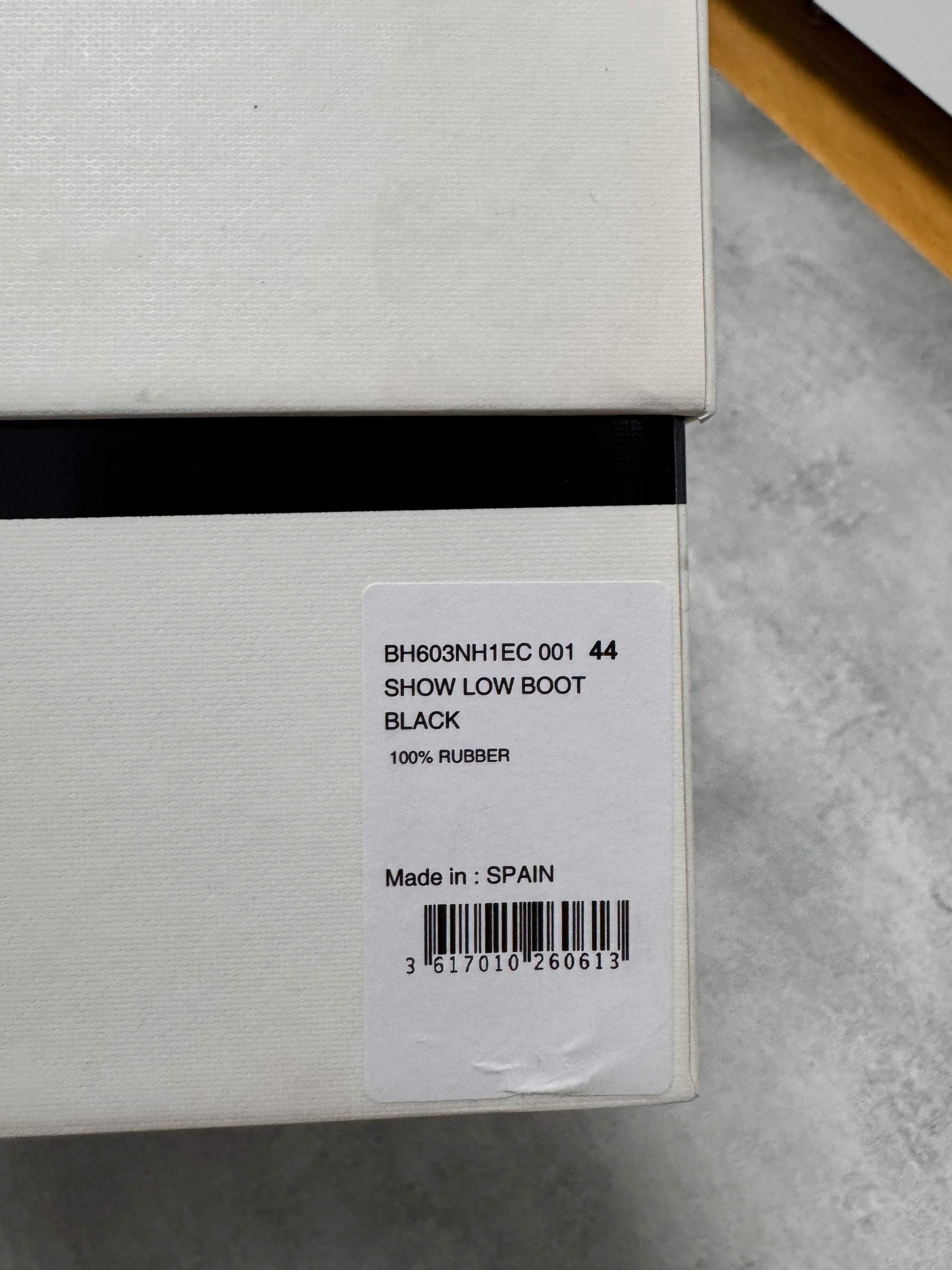 SS2023 Givenchy Show Rubber Rain Low Boots