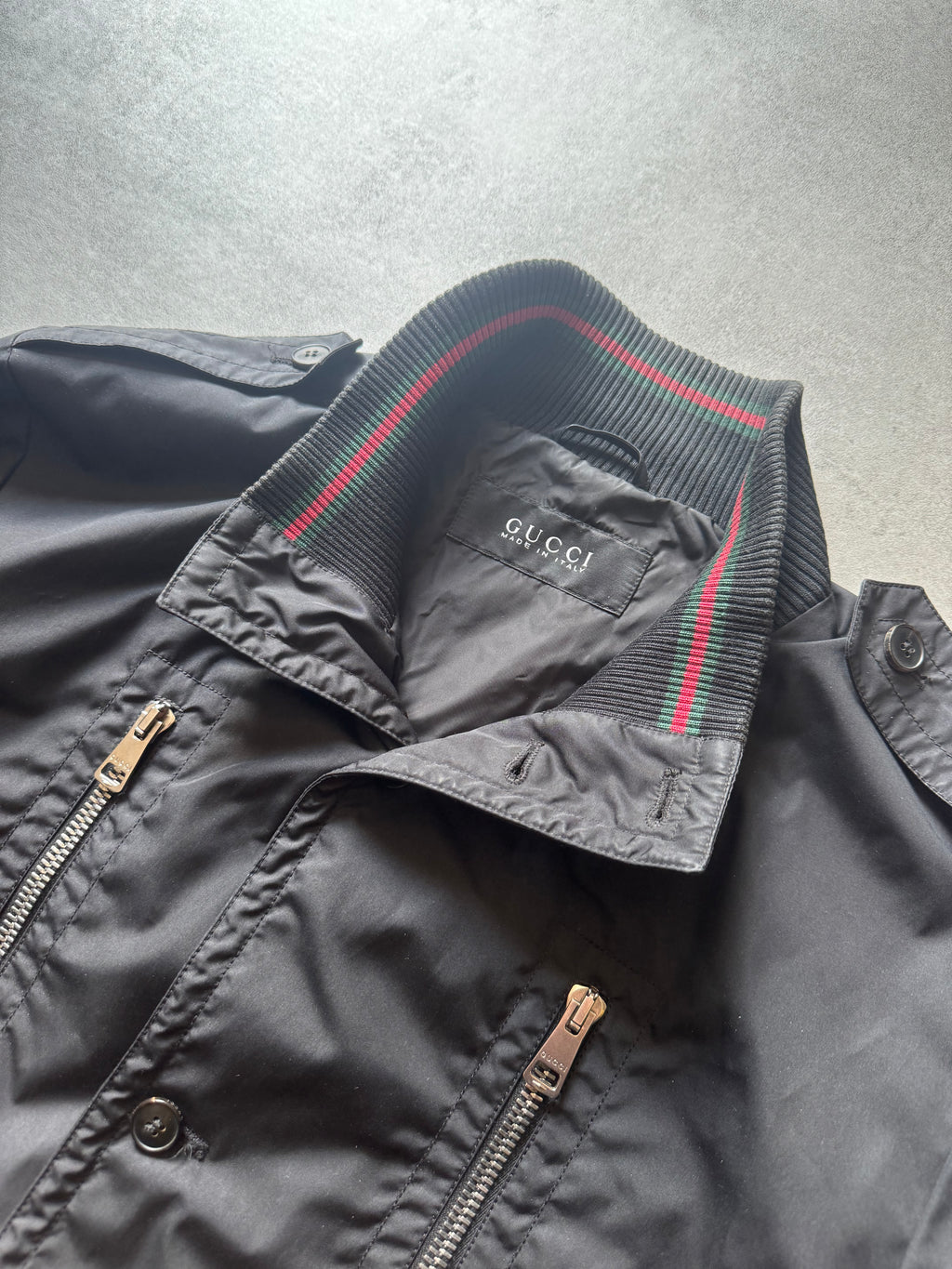 AW2009 Gucci Madonna Black Light Jacket (L) - 6