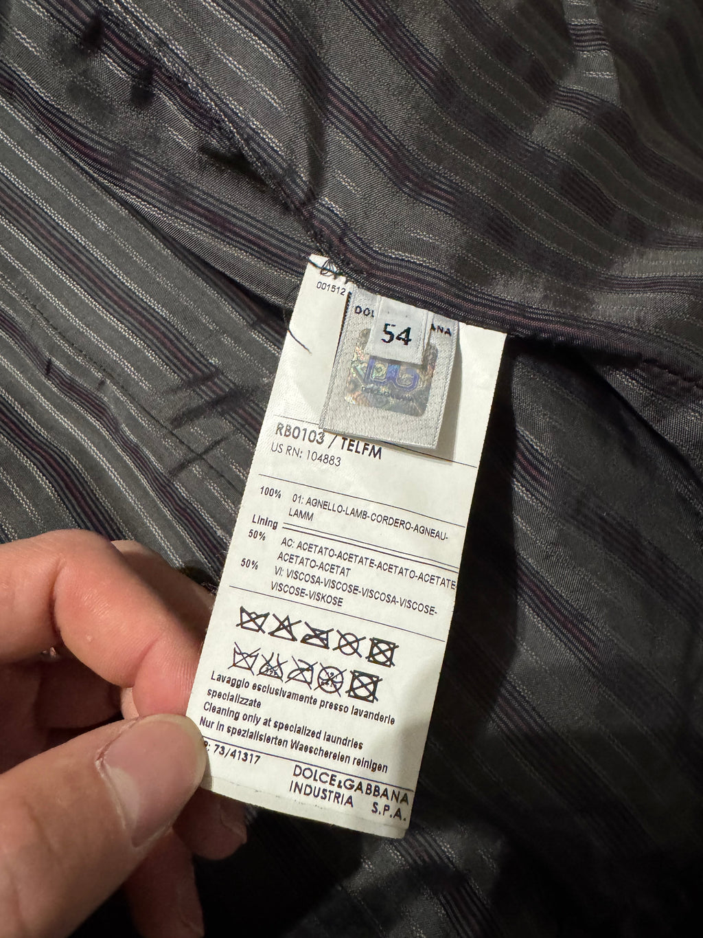 2000s Dolce & Gabbana USA Black Quilted Leather Jacket