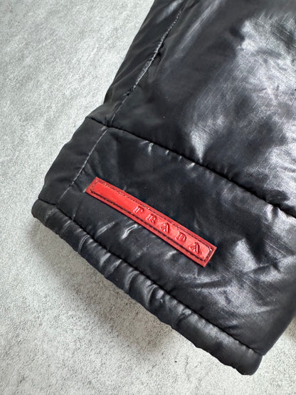 AW2008 Prada Black Sport Puffer Jacket (L)