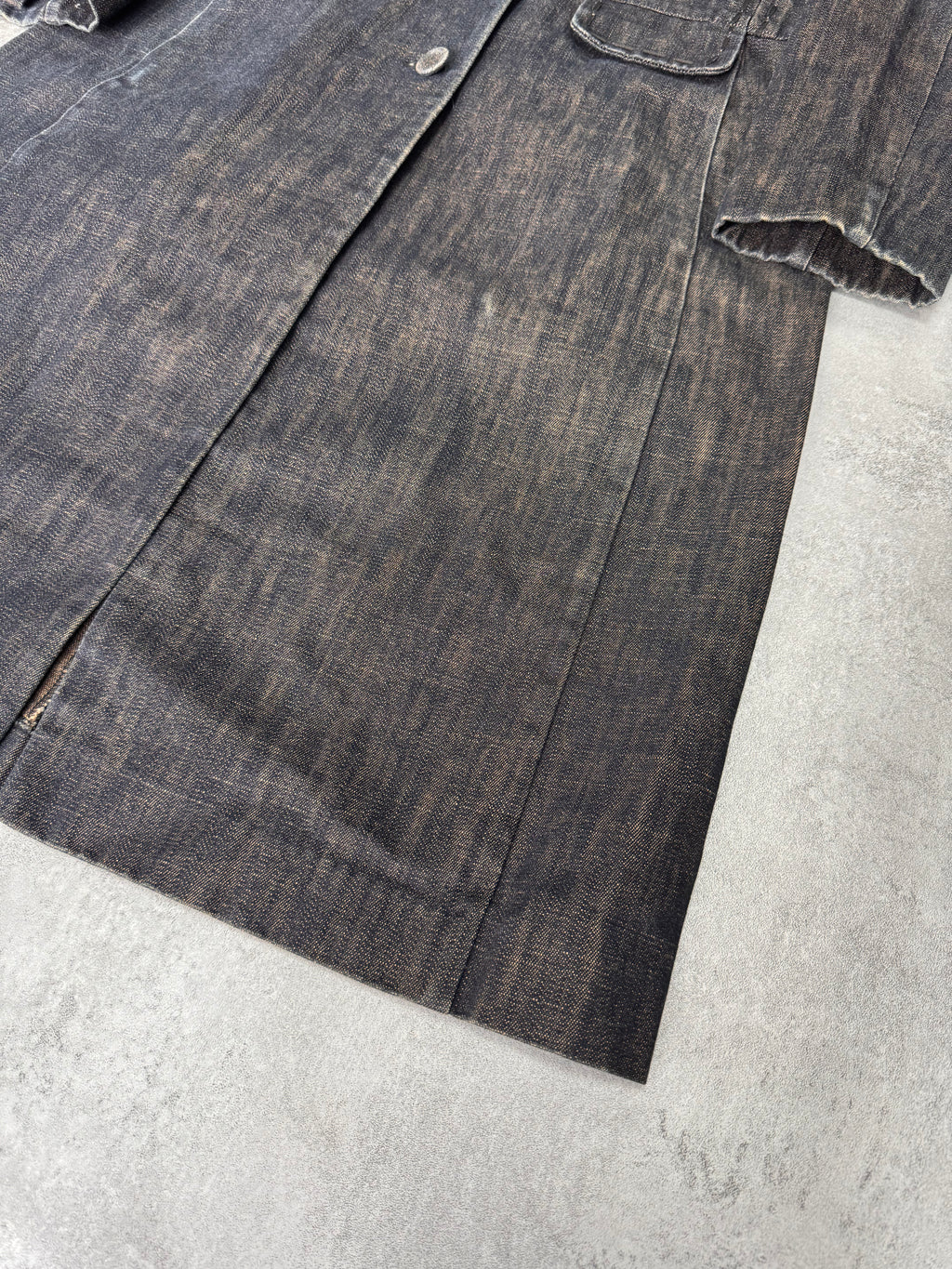 1990年代 ケンゾー トラディショナルマスター デニム トレンチコート (XS)