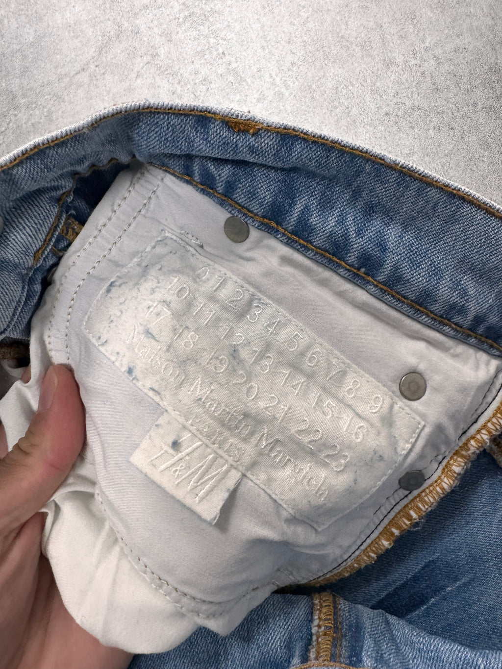 SS2005 Maison Margiela x H&M Distressed Denim Re-edition Jeans