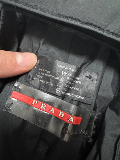 2000s Prada Black Nylon Balaclava (OS)