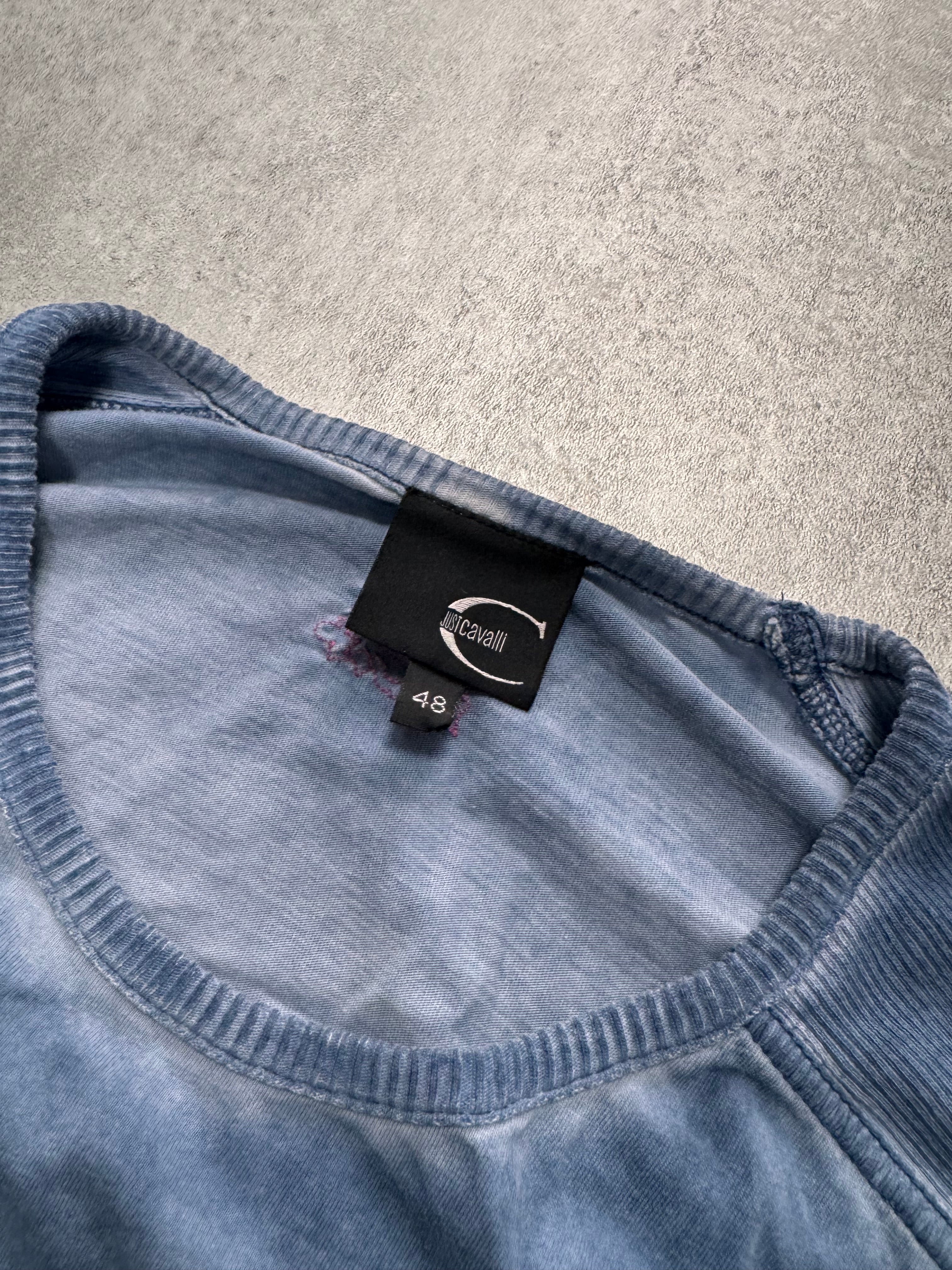 2000s Cavalli Fighting Deers Painting Longsleeves