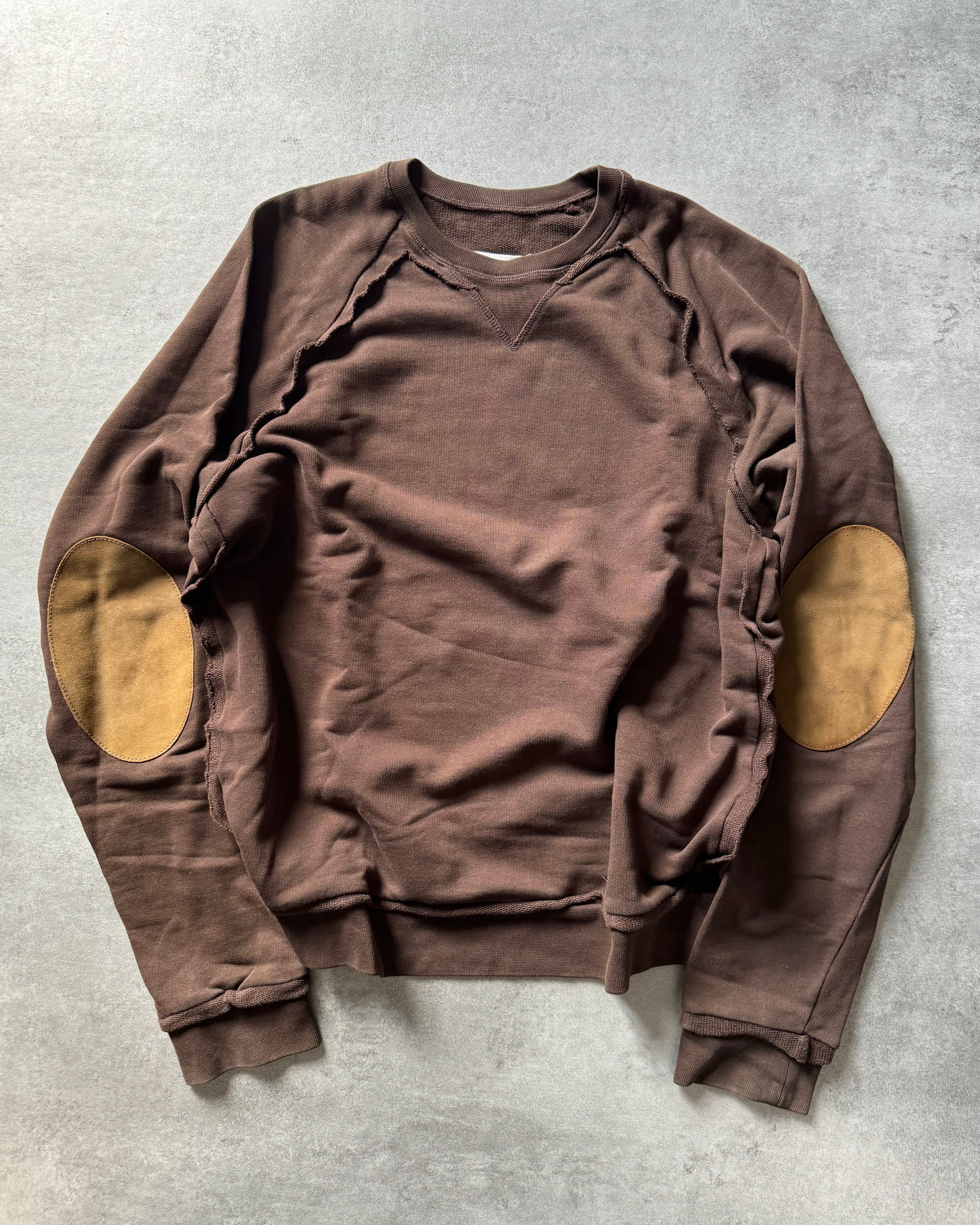 SS2018 Maison Margiela Brown Deconstructed Sweater (M) - 3