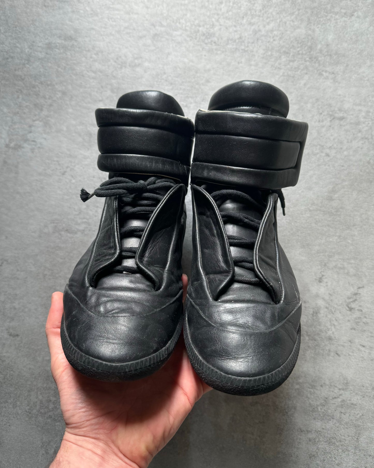 Maison Margiela High Top Black Leather (43) - 3