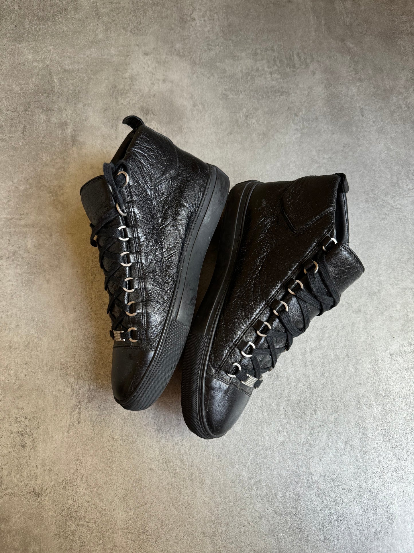 Balenciaga Arena High Black Leather (42,5) - 6