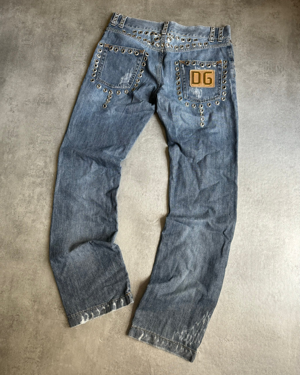 dolce&gabbana ドッキングデニム 06aw DOLCE&GABBANA 06SS 17 LOOSE ドッキングデニムパンツ パッチワーク