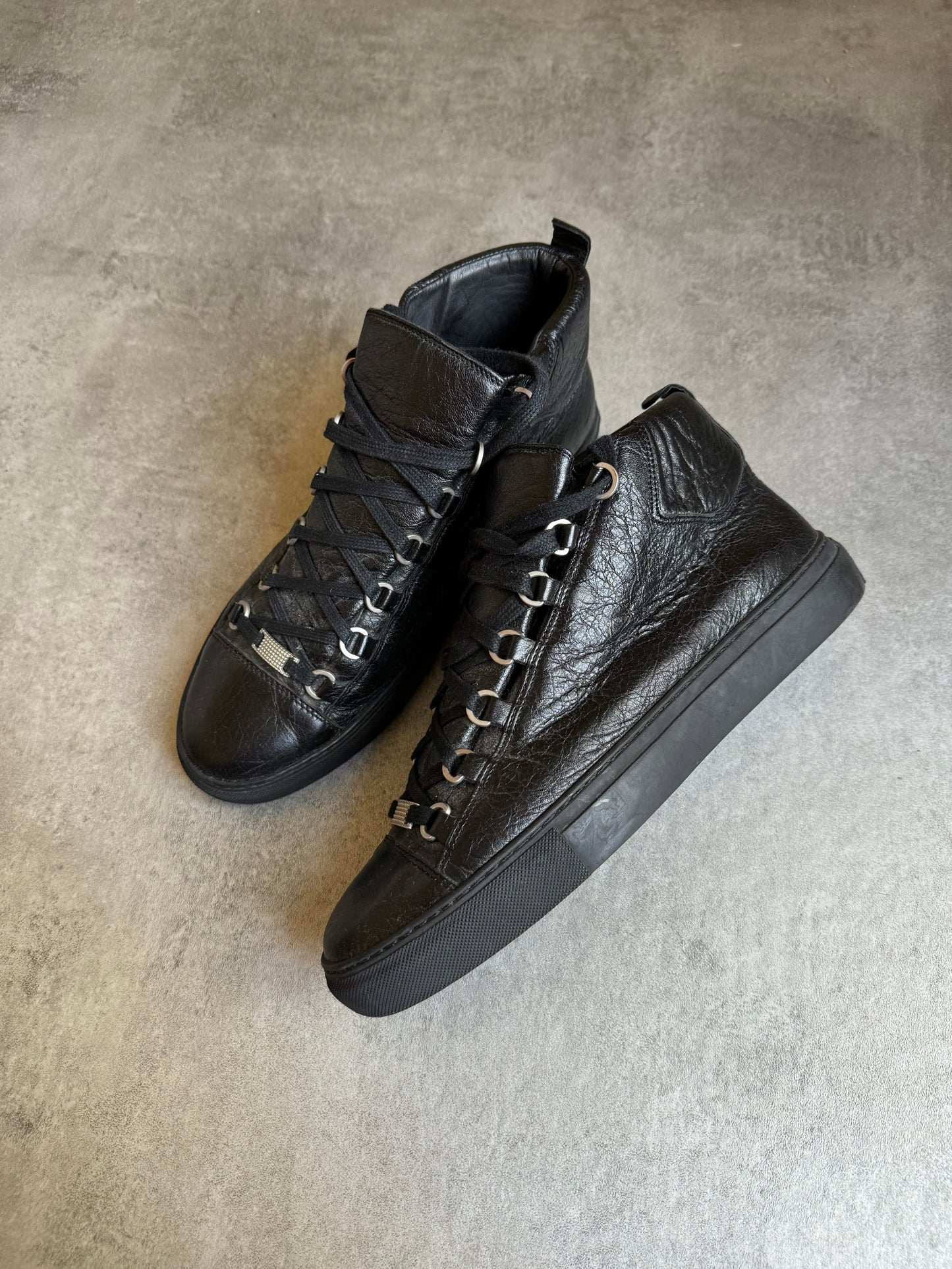 Balenciaga Arena High Black Leather (42,5) - 2