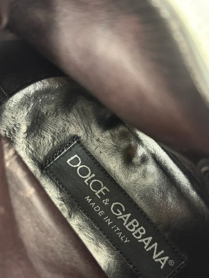 2010s Dolce & Gabbana Black Leather Boots ICqqeAQ 9