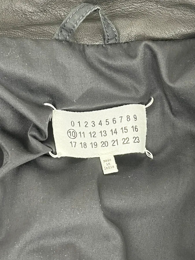 Maison Martin Margiela 3 Zips Hooded Black Leather Jacket NmnuwVW 8