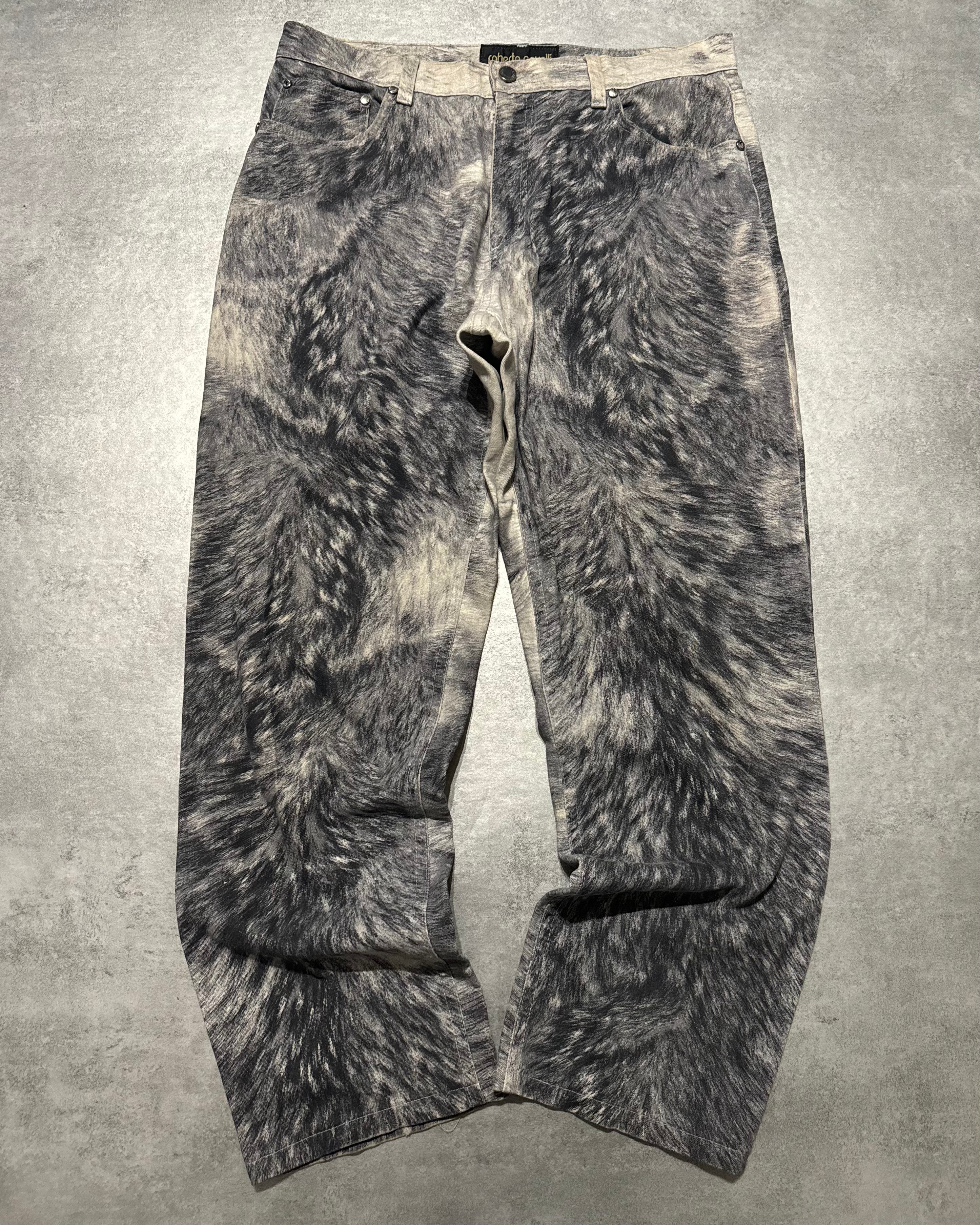 AW1999 Roberto Cavalli Heavy Animal Pants (M) - 4