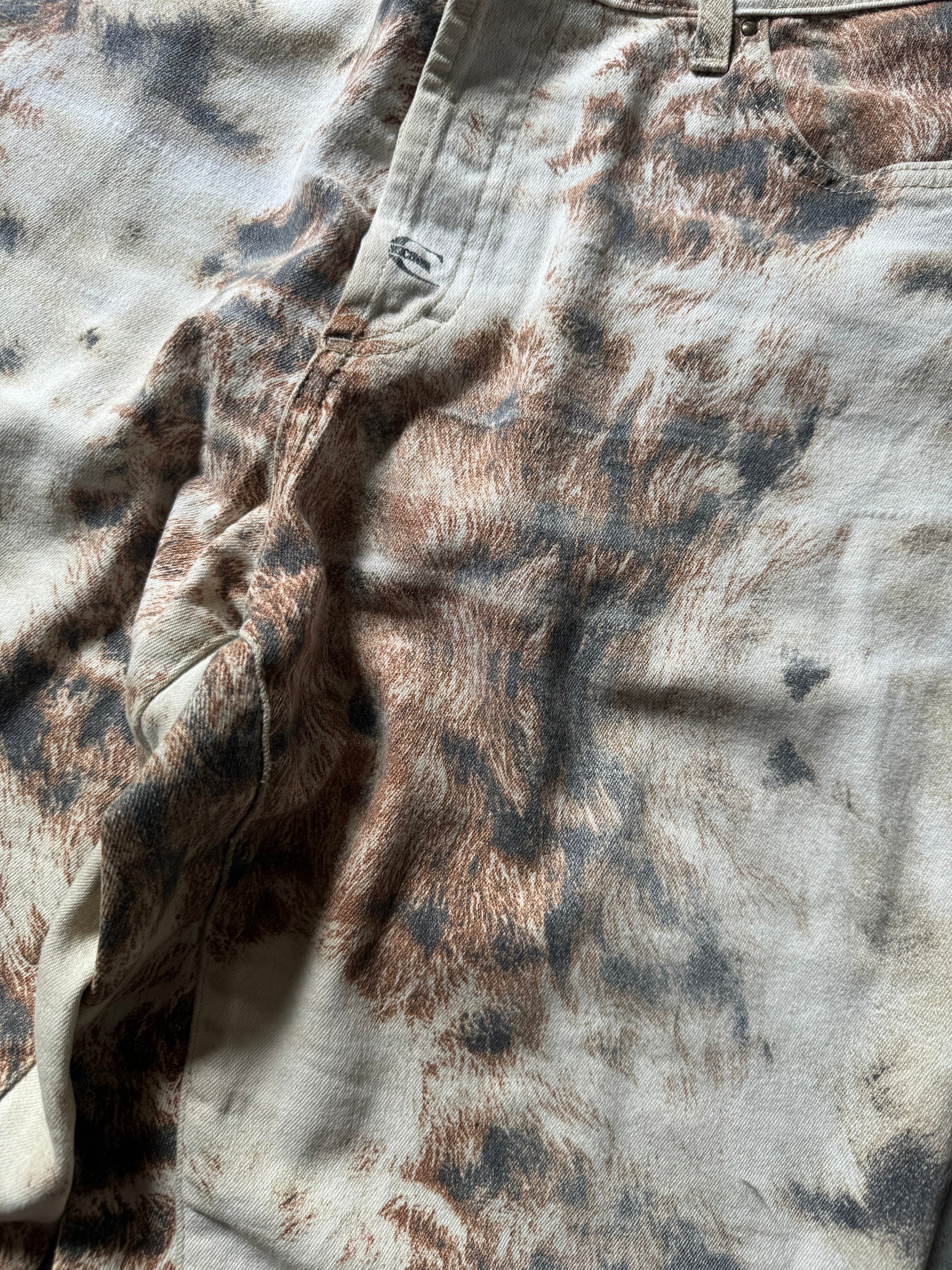 AW2003 Cavalli Animal Fur Print Cozy Pants (M) - 9