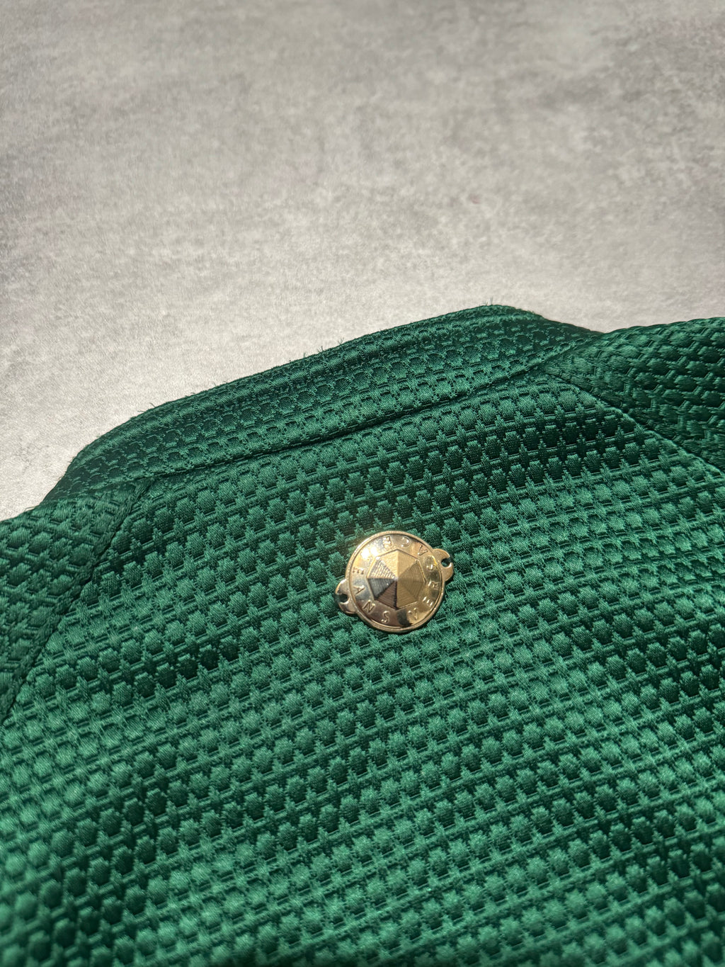 Versace Italian Green Bomber Royal Jacket (XS/S) - 4