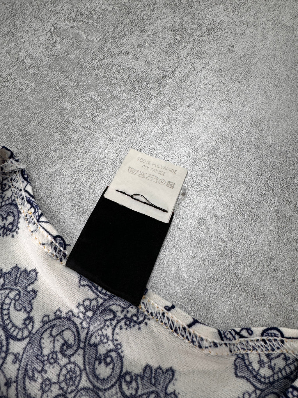 1999 ジャン ポール ゴルチエ ブルー モザイク ロング ドレス (XS)