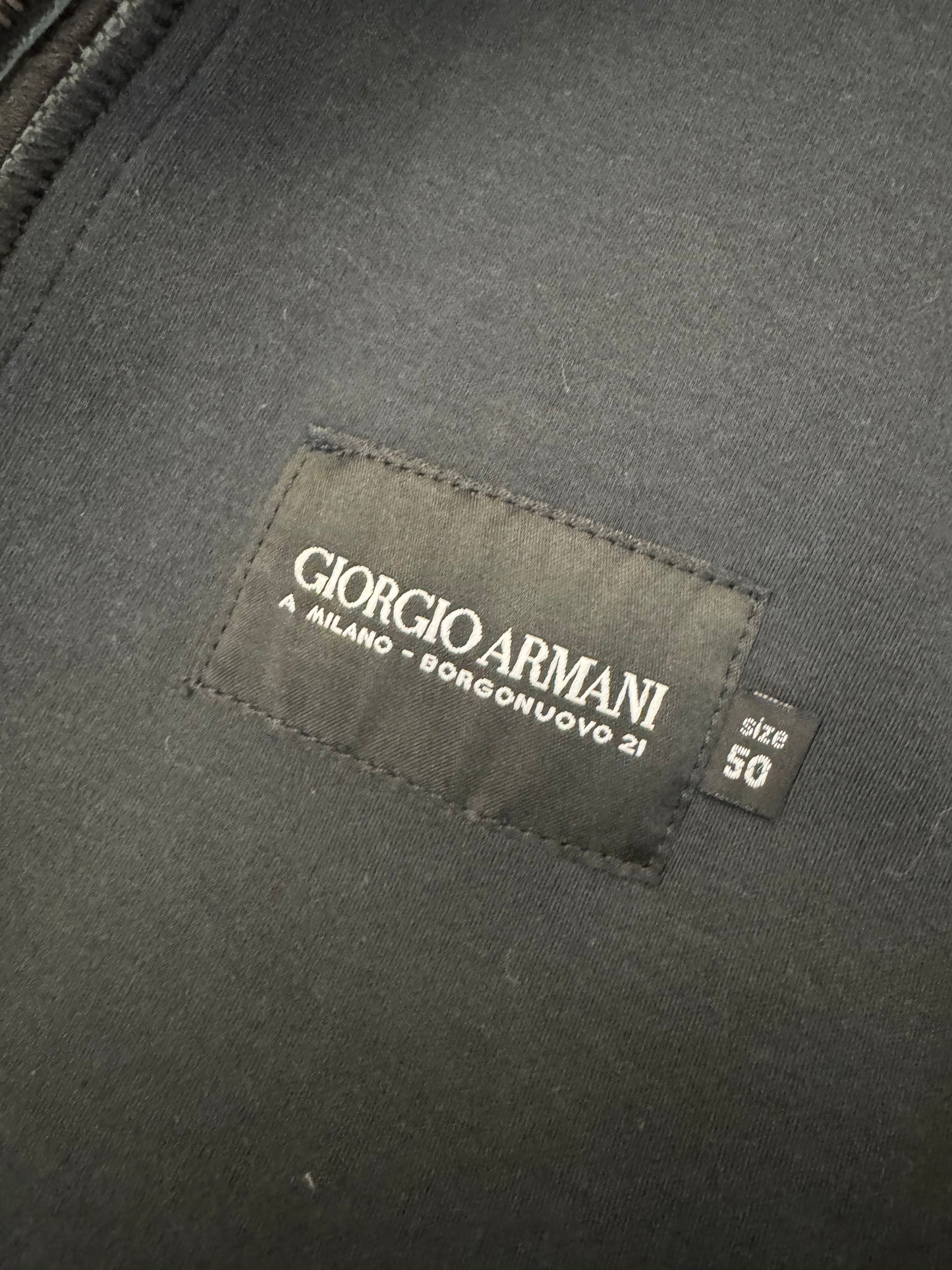 Giorgio Armani 帝国皮革风衣 (M)